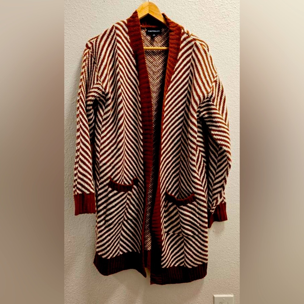 Fortune & Ivy Sweater women’s Striped Cardigan NWOT